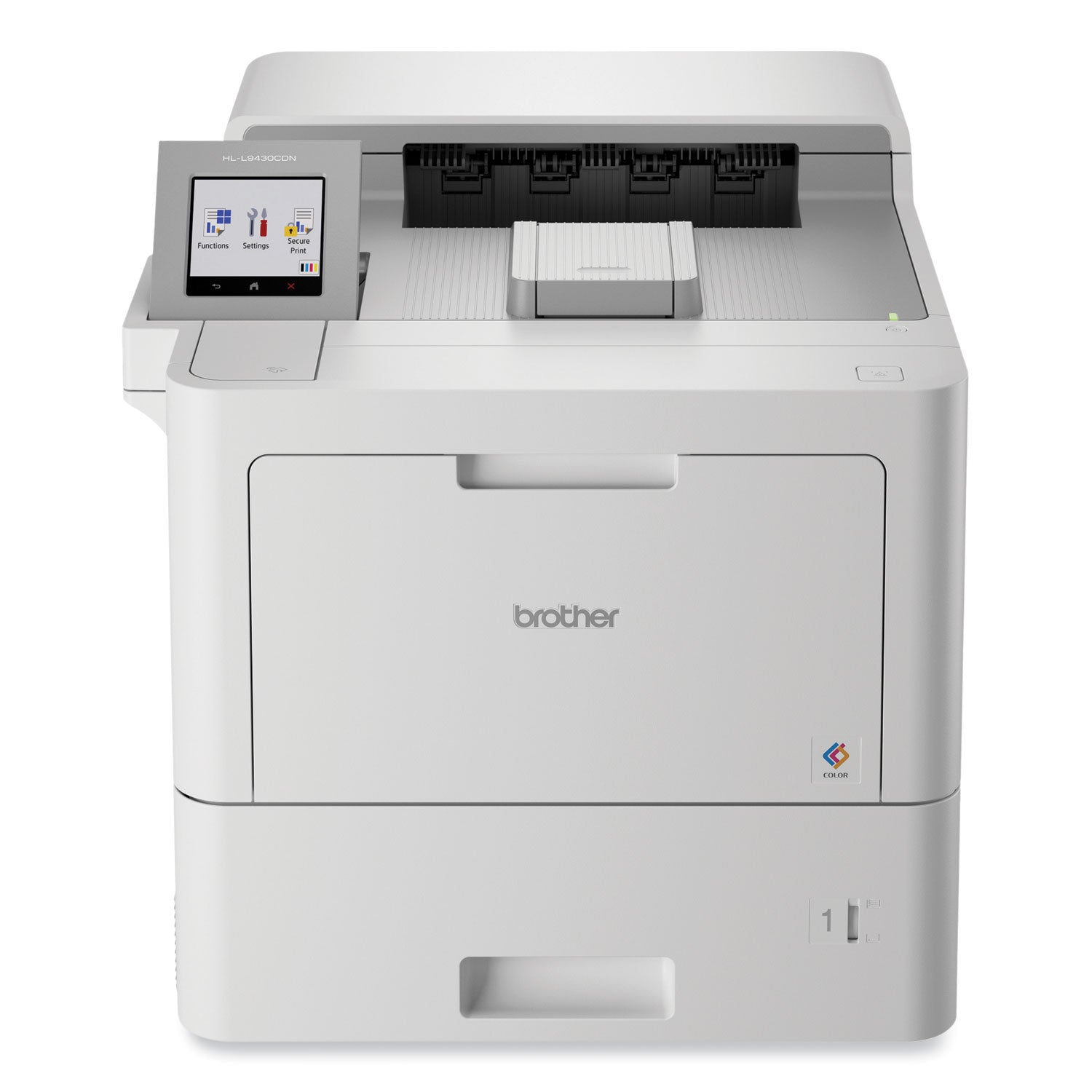 Brother Workhorse HL-L9430CDN Enterprise Color Laser Printer with Fast Printing, Large Paper Capacity, and Advanced Security Features - Printer - 42 ppm Mono/42 ppm Color Print - 2400 x 600 dpi class - 3.5" LCD Touchscreen - Gigabit Ethernet - Hi-Spe - 1