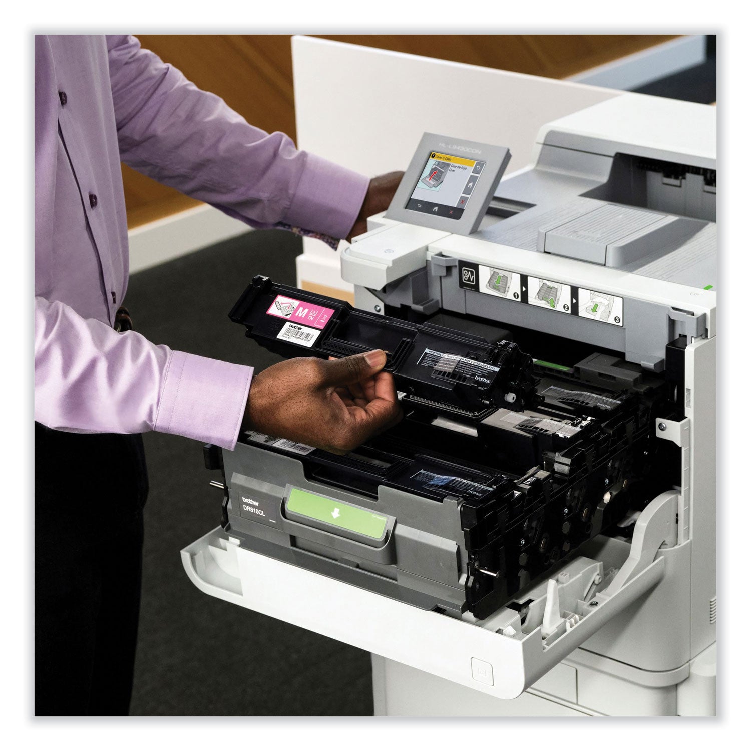 Brother Workhorse HL-L9430CDN Enterprise Color Laser Printer with Fast Printing, Large Paper Capacity, and Advanced Security Features - Printer - 42 ppm Mono/42 ppm Color Print - 2400 x 600 dpi class - 3.5" LCD Touchscreen - Gigabit Ethernet - Hi-Spe