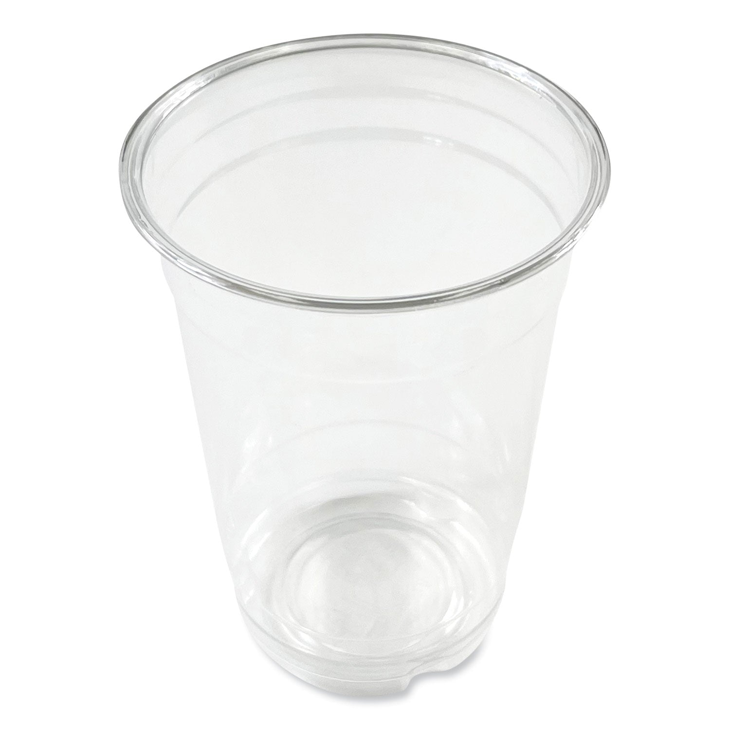 Clear Plastic PET Cups, 14 oz, 50/Bag, 20 Bags/Carton - 1