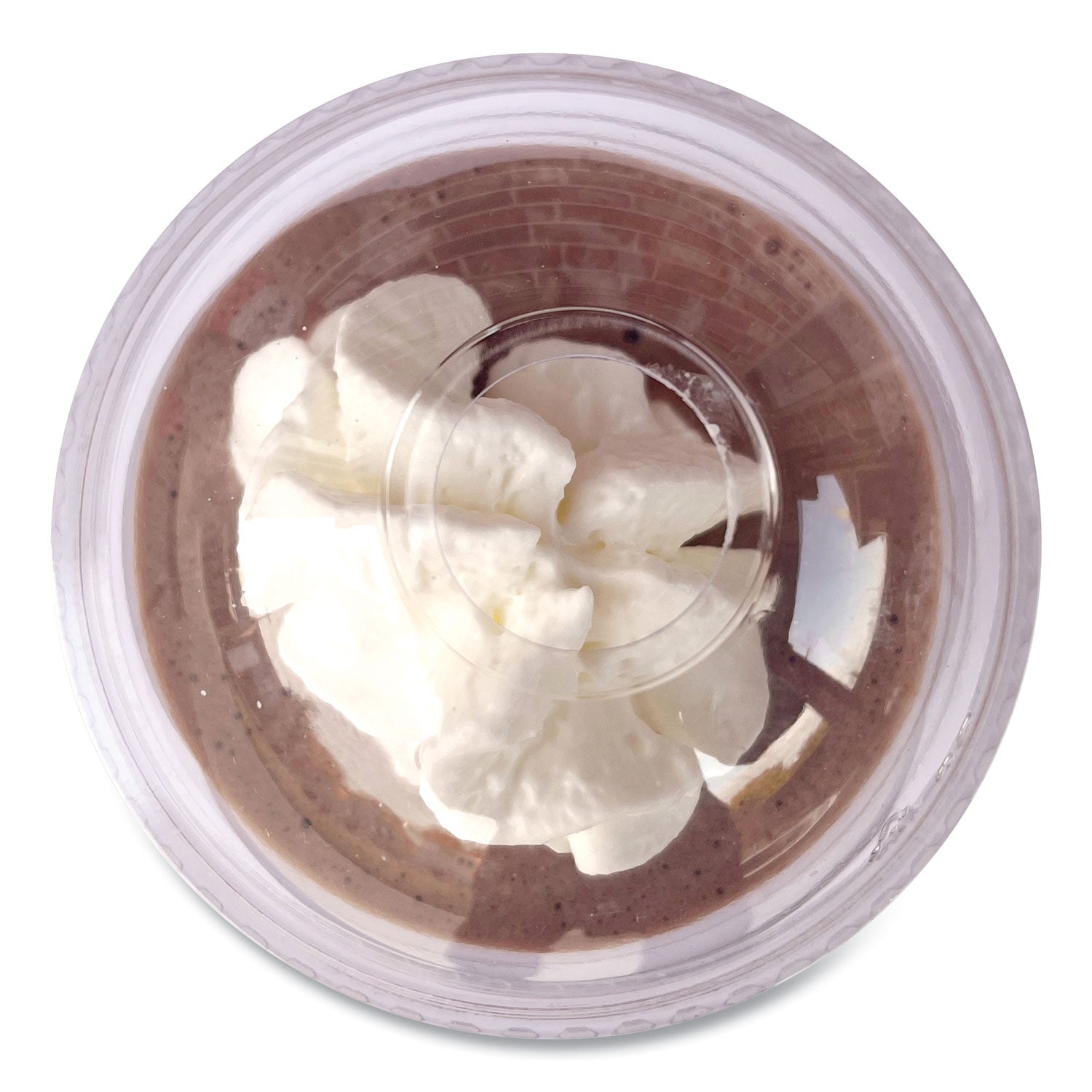 PET Cold Cup Dome Lids, Fits 9 oz Squat/12 oz PET Cups, Clear, 1,000/Carton