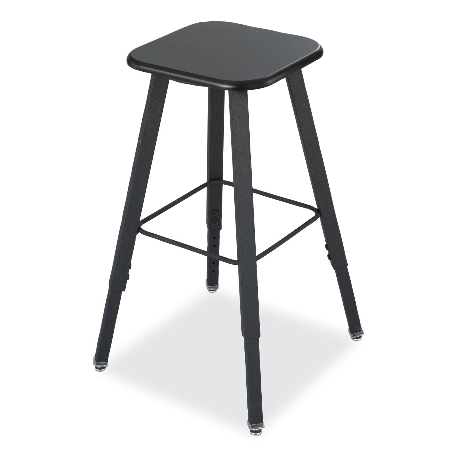 alphabetter-adjustable-height-student-stool-backless-supports-up-to-250-lb-355-seat-height-black_saf1205bl - 1