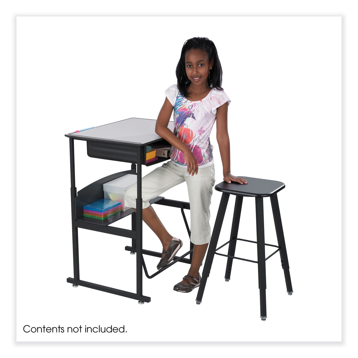 alphabetter-adjustable-height-student-stool-backless-supports-up-to-250-lb-355-seat-height-black_saf1205bl - 2