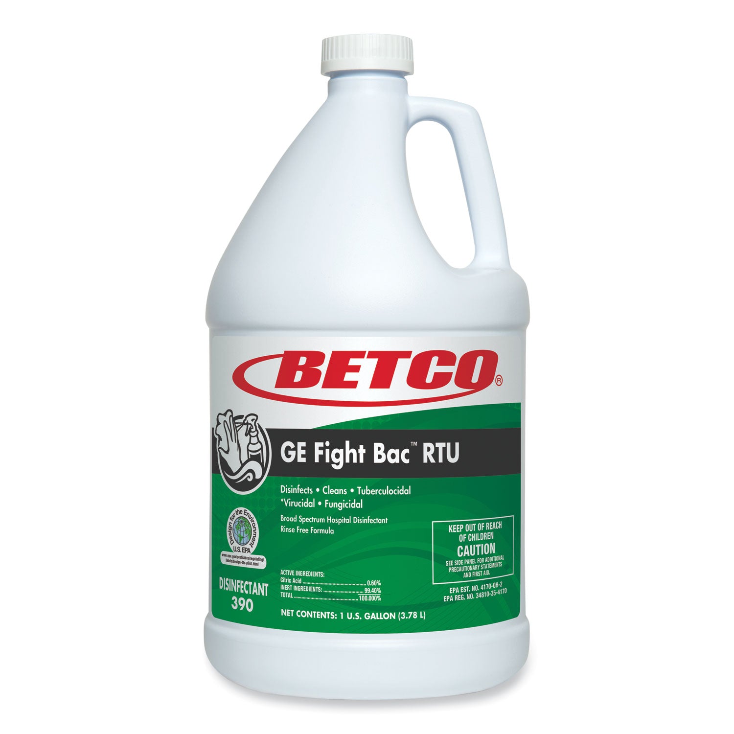 ge-fight-bac-rtu-disinfectant-fresh-scent-1-gal-bottle_bet3900400ea - 1