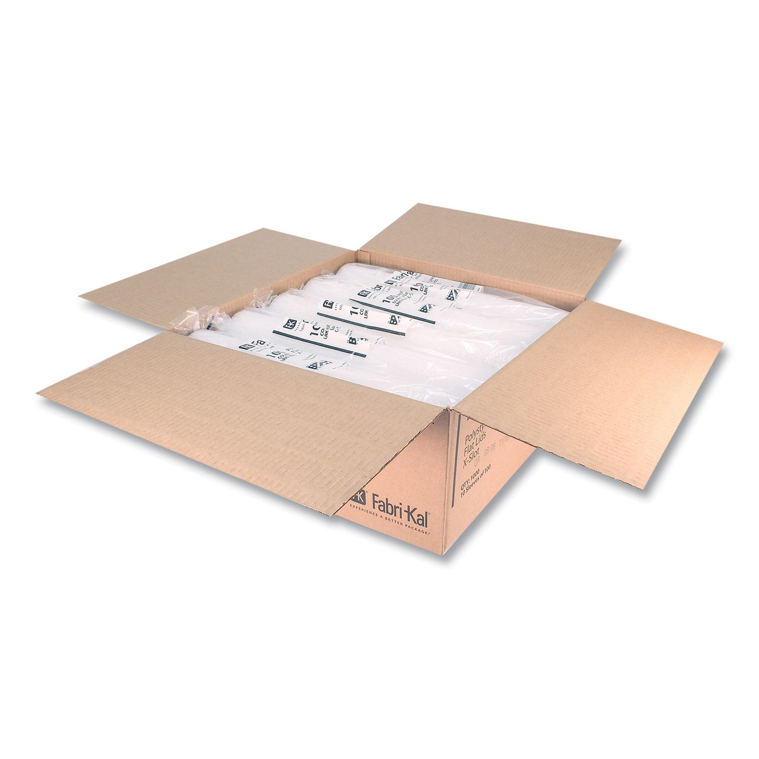 RK Cup Lids, Fits 16 oz to 20 oz Cups, Translucent, 1,000/Carton