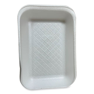 Meat Trays, #2D, 8.56 x 6.1 x 1.2, White, 500/Carton