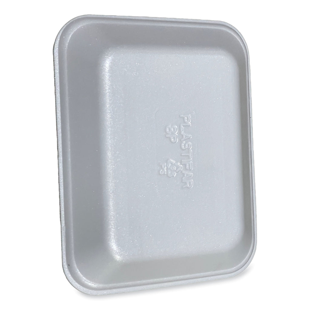 Meat Trays, #8P, 10.8 x 8.82 x 1.5, White, 200/Carton