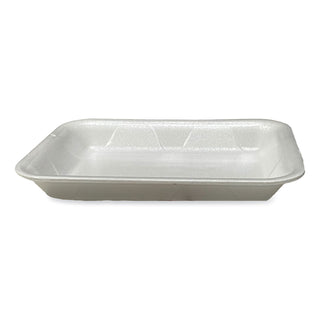 Meat Trays, #4P, 9.5 x 7.19 x 1.2, White, 500/Carton
