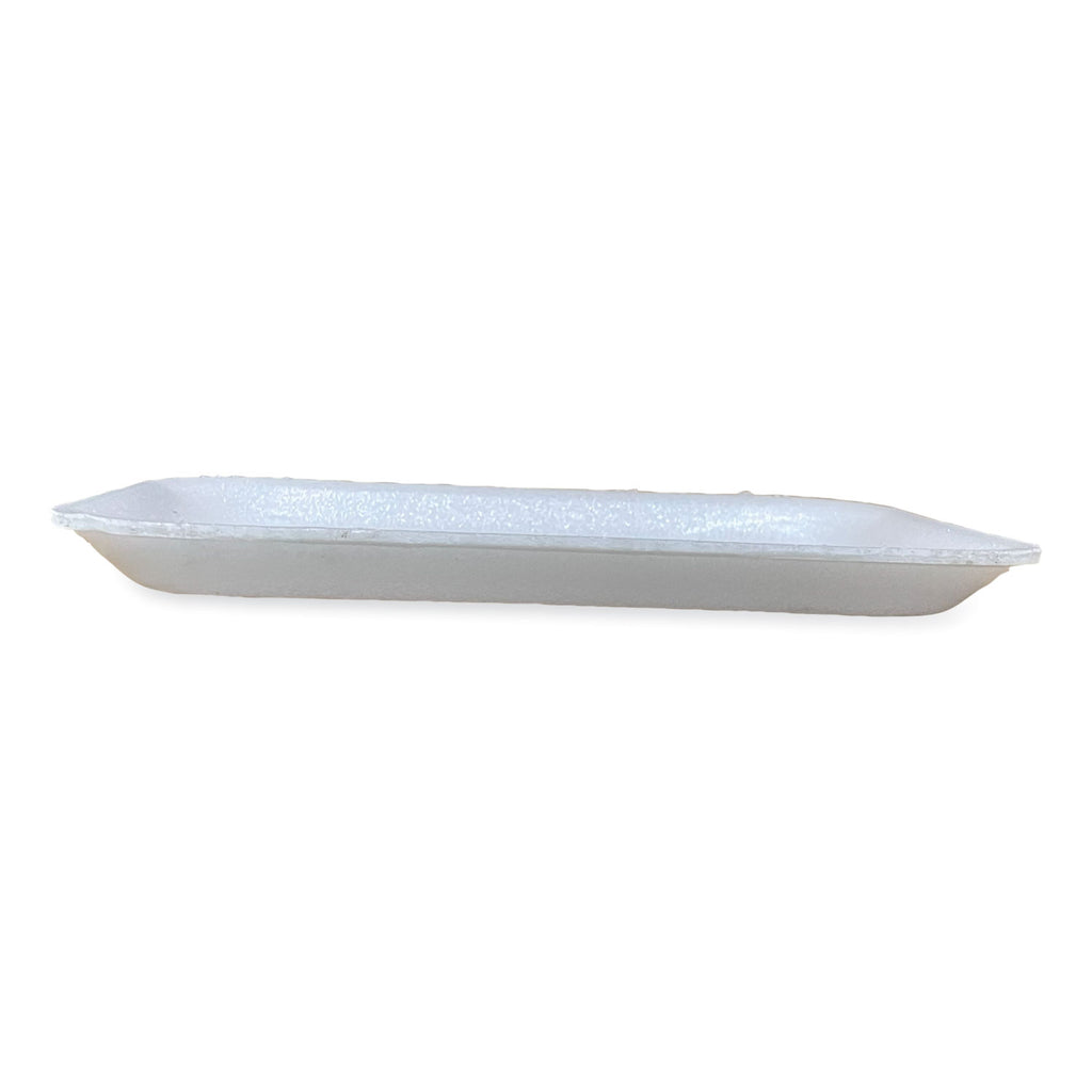Meat Trays, #2S, 8.5 x 6 x 0.7, White, 500/Carton