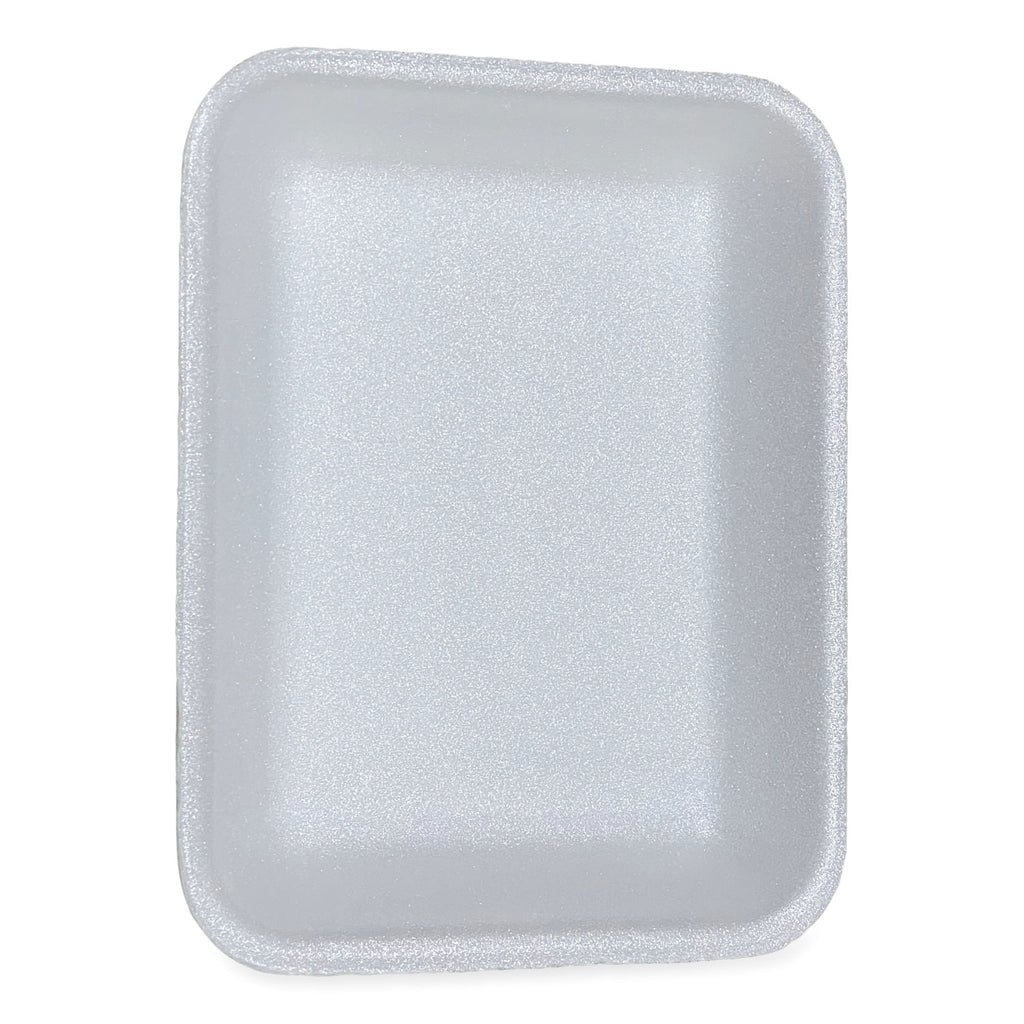 Meat Trays, #3P, 8.7 x 6.6 x 1.1, White, 400/Carton