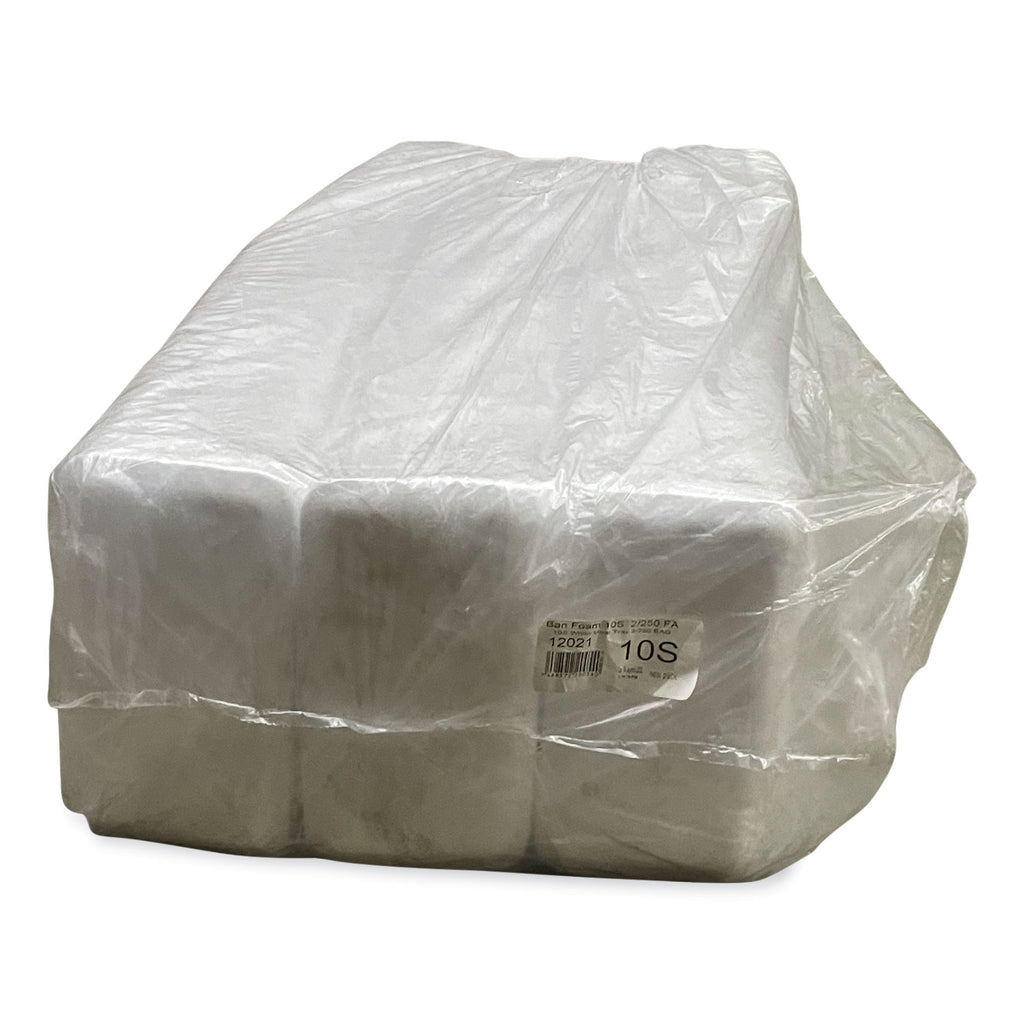 Meat Trays, #10S, 10.93 x 5.75 x 0.63, White, 500/Carton