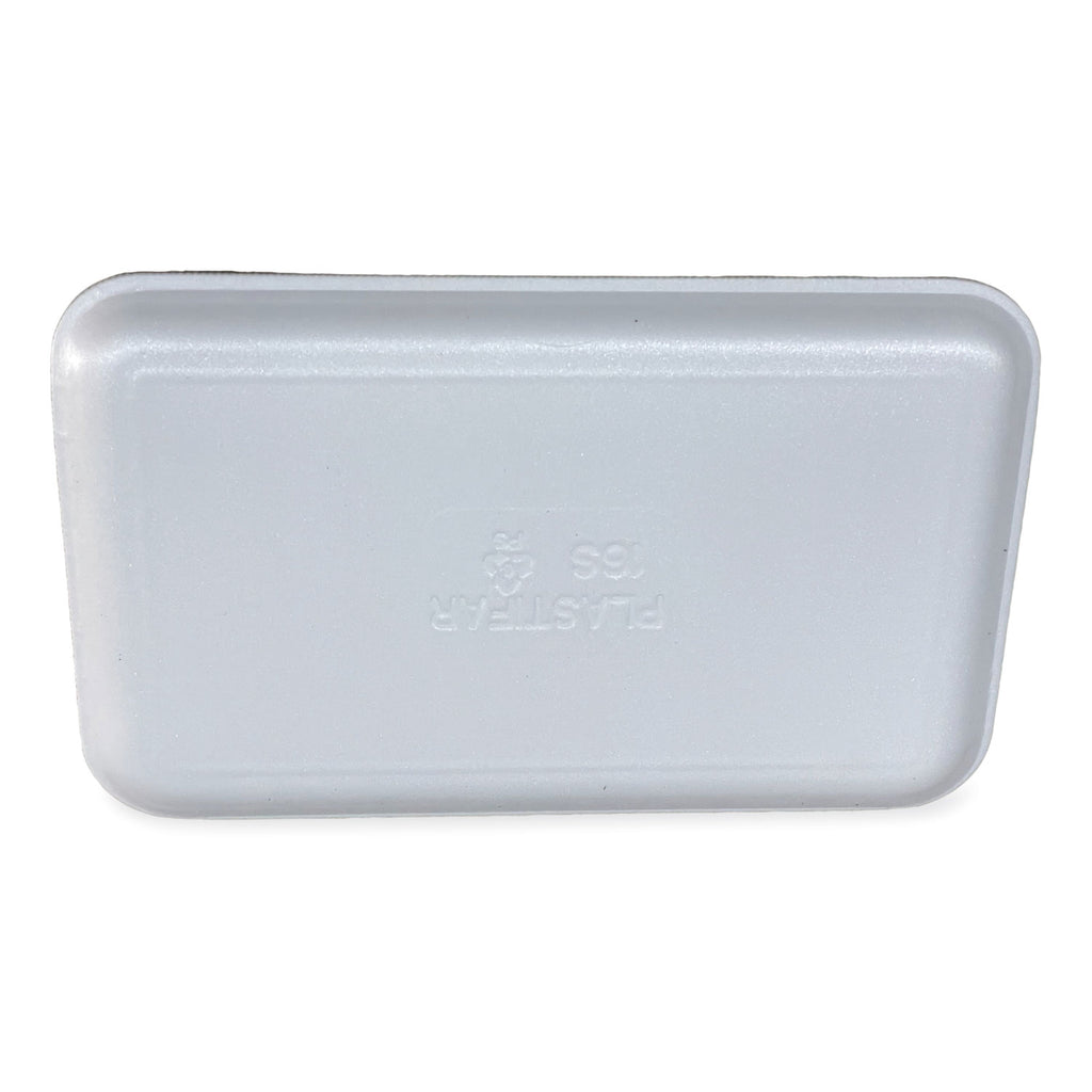 Meat Trays, #16S, 11.63 x 7.25 x 0.54, White, 250/Carton