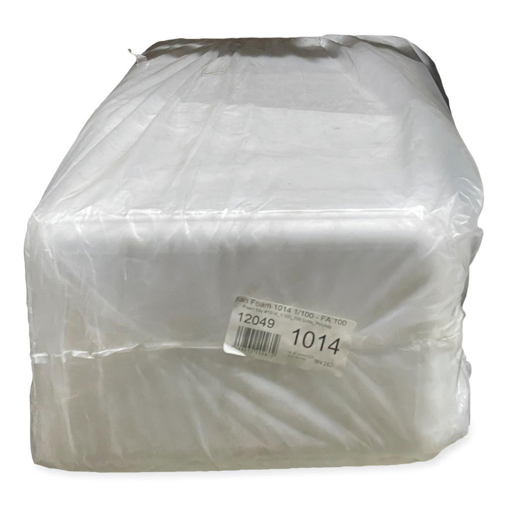 Meat Trays, 13.81 x 9.25 x 0.71, White, 100/Carton