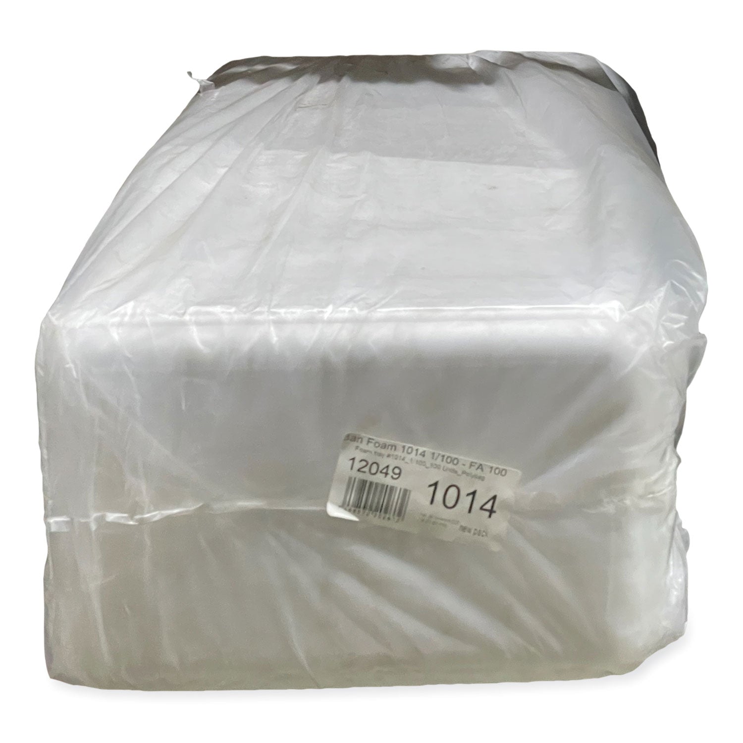Meat Trays, 13.81 x 9.25 x 0.71, White, 100/Carton
