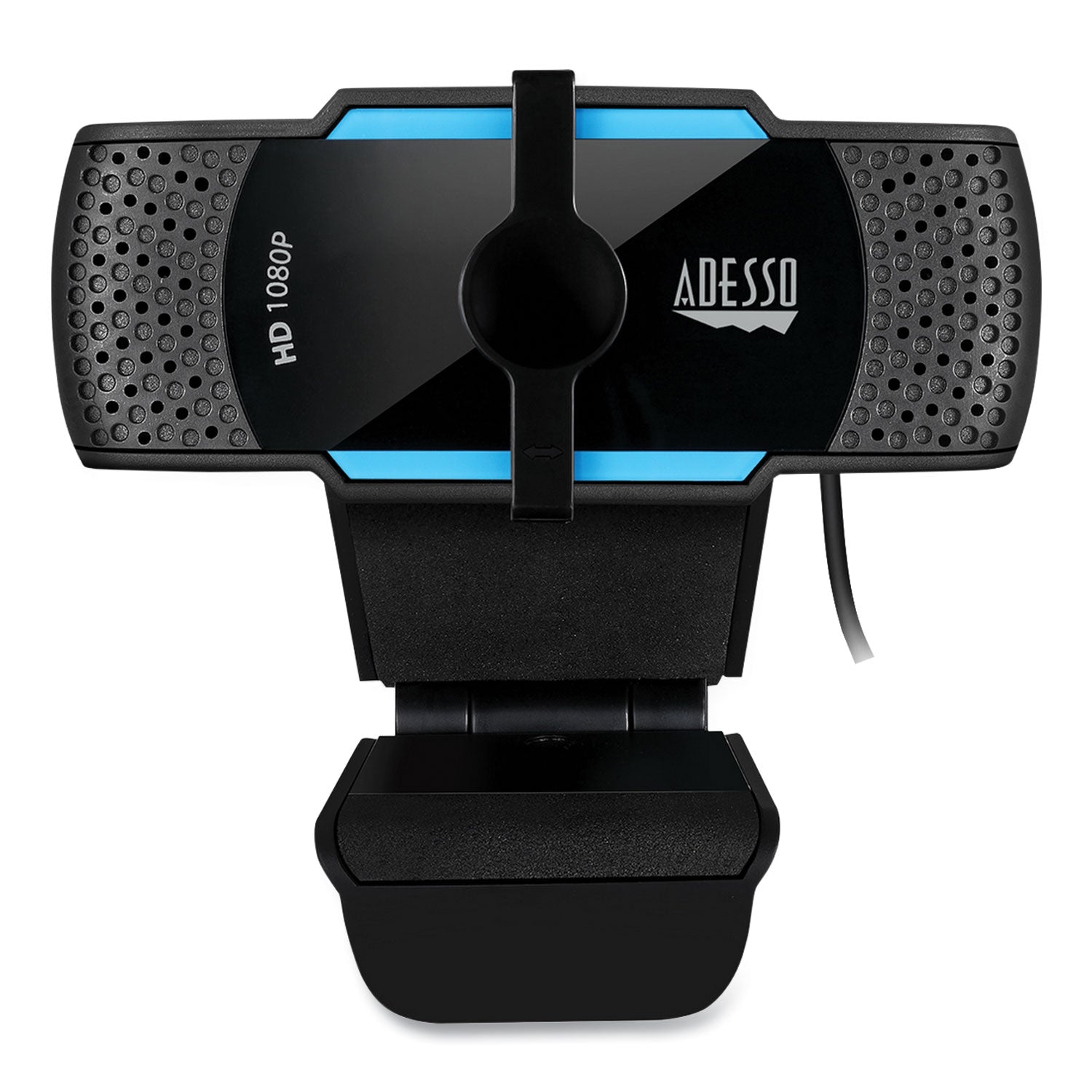 CyberTrack H5 1080P HD USB AutoFocus Webcam with Microphone, 1920 Pixels x 1080 Pixels, 2.1 Mpixels, Black
