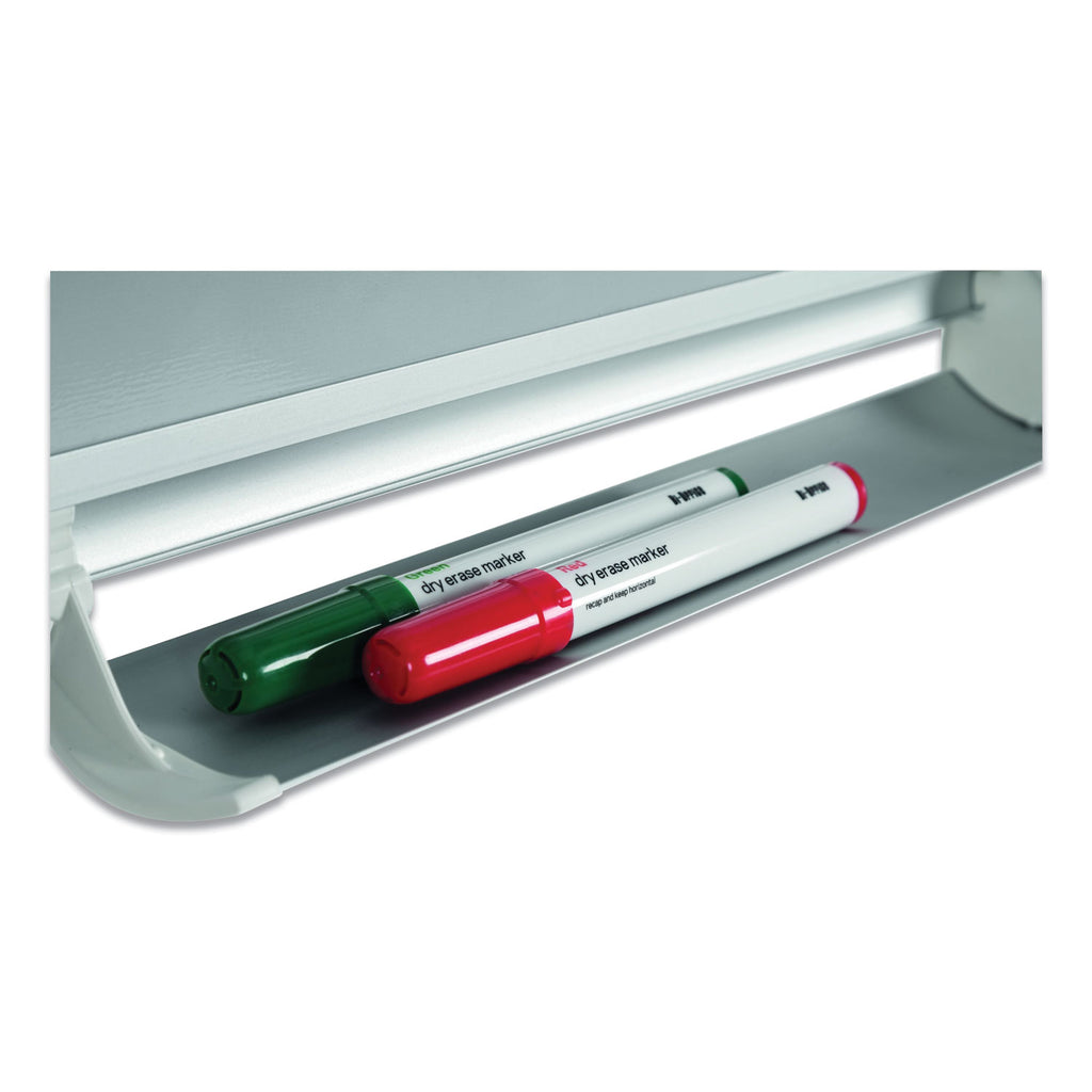 In-Out Magnetic Dry Erase Board, 36 x 24, White Surface, Silver Aluminum Frame - 