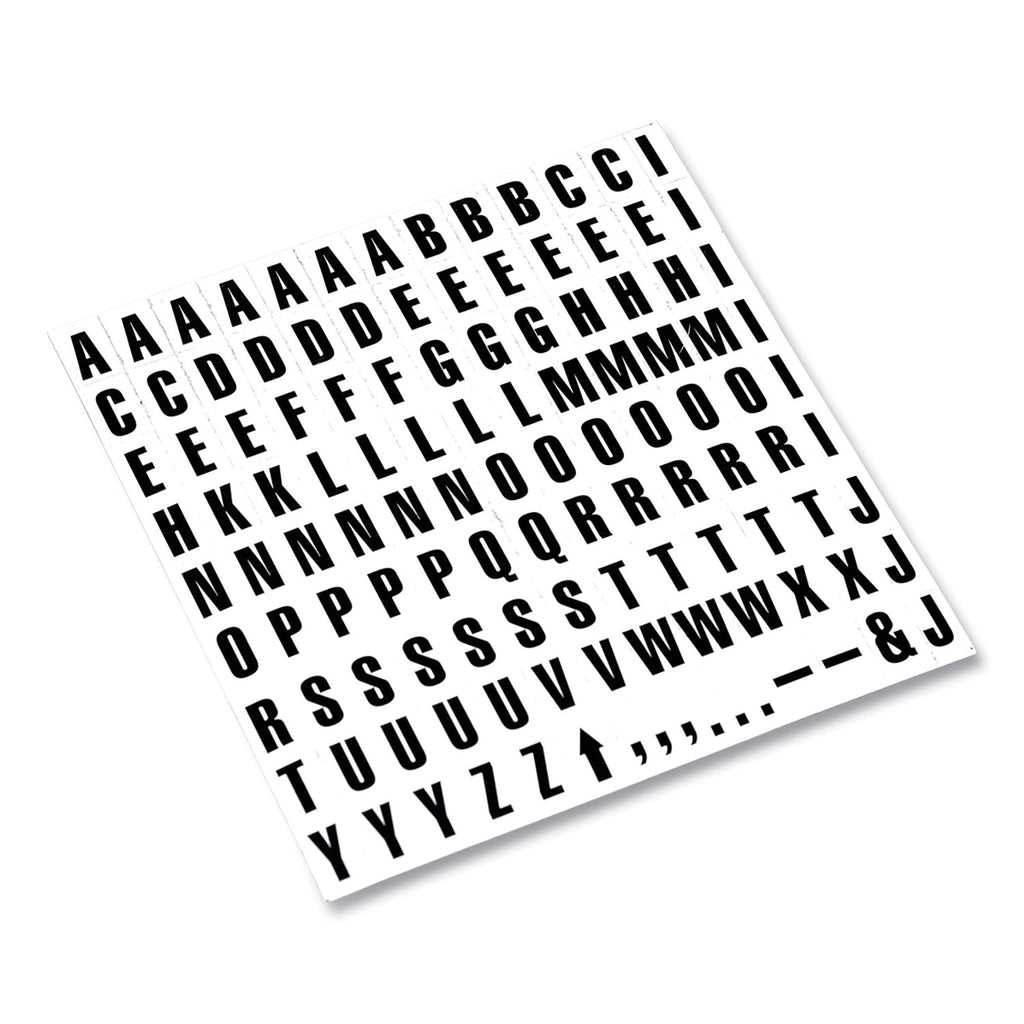 Interchangeable Magnetic Board Accessories, Letters, Black, 0,75"h - 