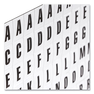 Interchangeable Magnetic Board Accessories, Letters, Black, 0,75"h - 