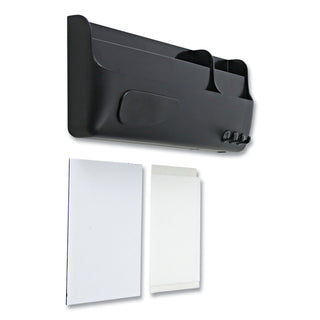 Magnetic SmartBox Organizer, 9 x 4, Black - 1