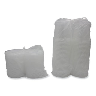 Plastic Deli Container with Lid, 24 oz, Clear, Plastic, 240/Carton