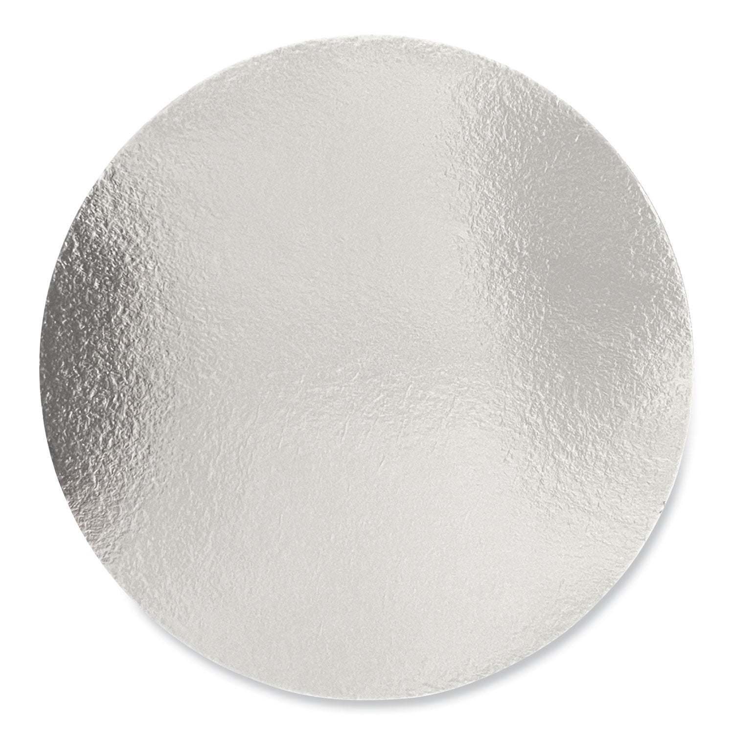 Round Aluminum To-Go Container Lids, Flat Lid, 9", Silver, Paper, 500/Carton