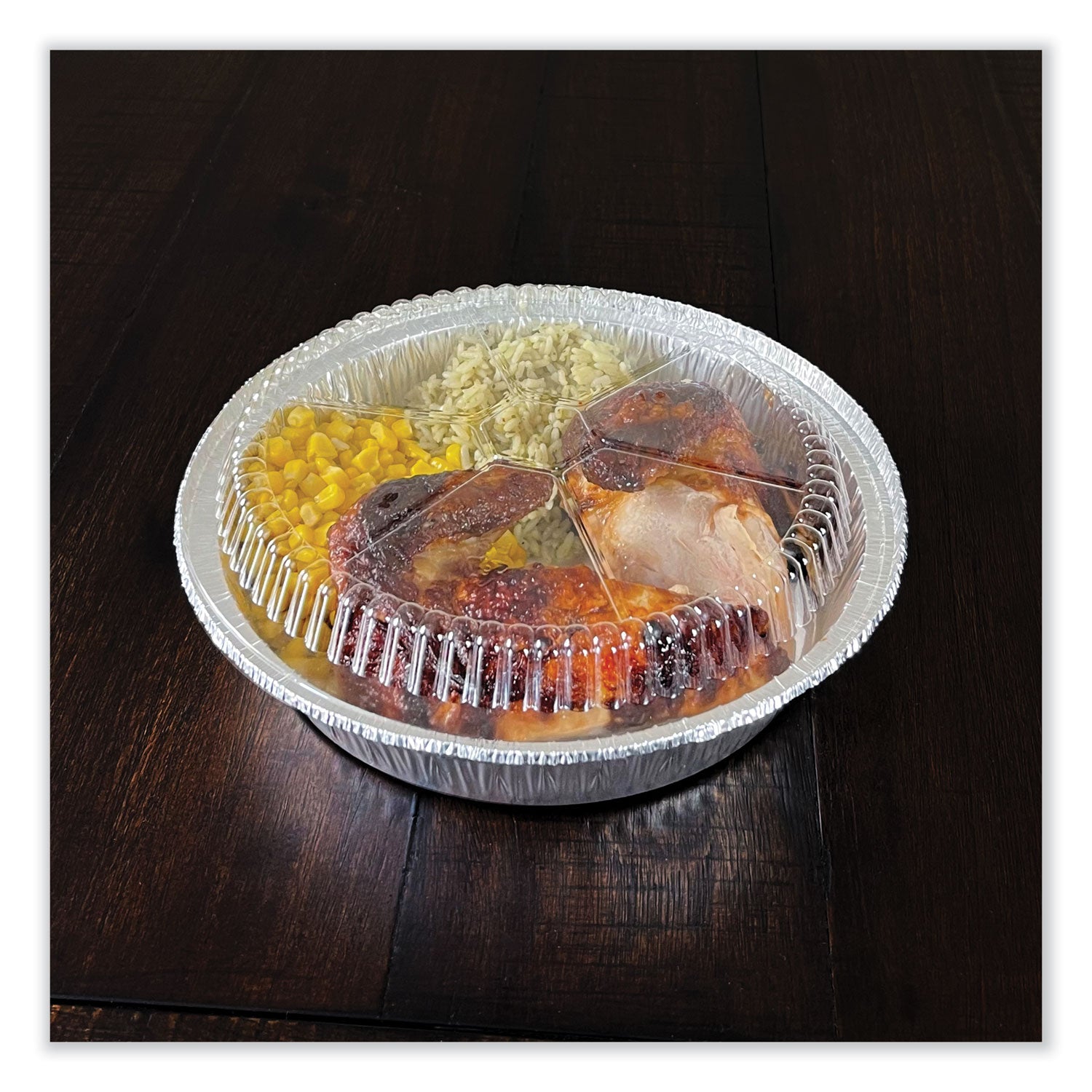 round-aluminum-to-go-container-lids-dome-lid-9-clear-plastic-500-carton_bwkround9clid - 3