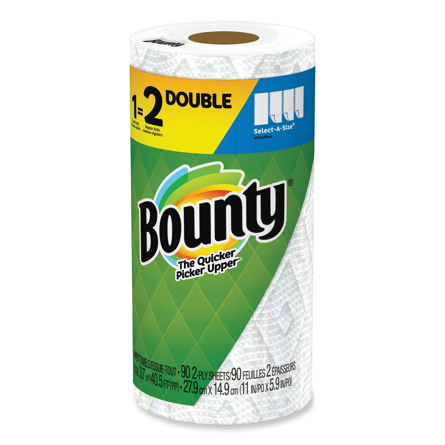 select-a-size-kitchen-roll-paper-towels-2-ply-59-x-11-white-90-sheets-double-roll-24-rolls-carton_pgc05815 - 1