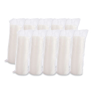 Cold Cup Lids, Fits 8 to 32 oz Cups/Containers, Translucent, 100/Sleeve, 10 Sleeves/Carton