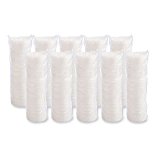 Lift n' Lock Plastic Hot Cup Lids, Fits 8 oz Cups, White, 1,000/Carton