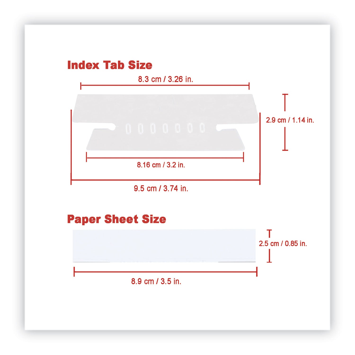 hanging-file-folder-plastic-index-tabs-1-3-cut-clear-37-wide-50-pack_unv43314 - 5