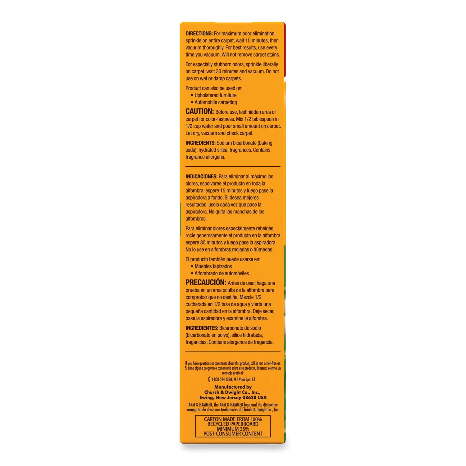 Deodorizing Carpet Cleaning Powder, Fresh, 30 oz