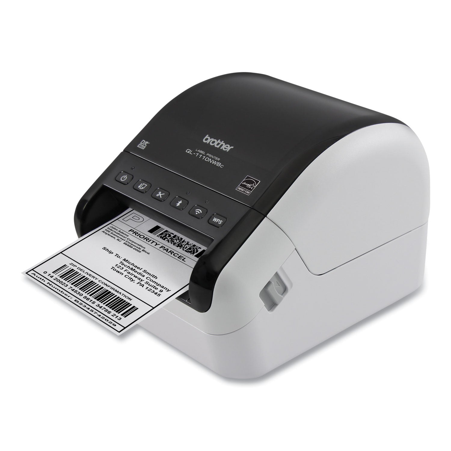QL-1110NWBC Wide Format Professional Label Printer, 69 Labels/min Print Speed, 5.9 x 6.7 x 8.7