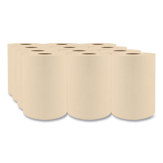 Select Hardwound Roll Towels, 1-Ply, 7.88" x 350 ft, Natural, 12 Rolls/Carton