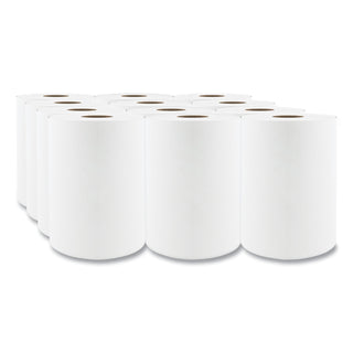 Select Roll Paper Towels, 1-Ply, 7.88" x 350 ft, White, 12 Rolls/Carton
