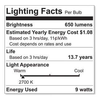 Reveal HD+ Color-Enhancing LED Indoor Floodlight, BR30, 9 W, 2/Pack