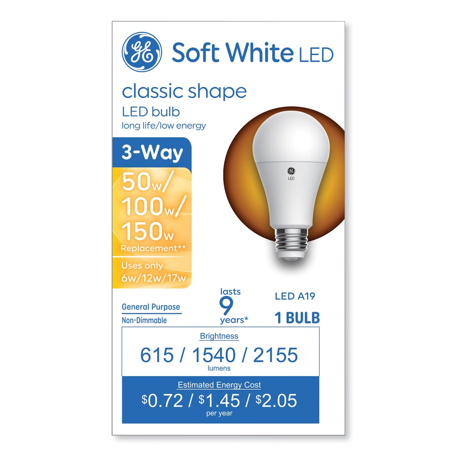 classic-led-sw-non-dim-a19-3-way-light-bulb-6-w;-12-w;-17-w-soft-white_gel93130566 - 1