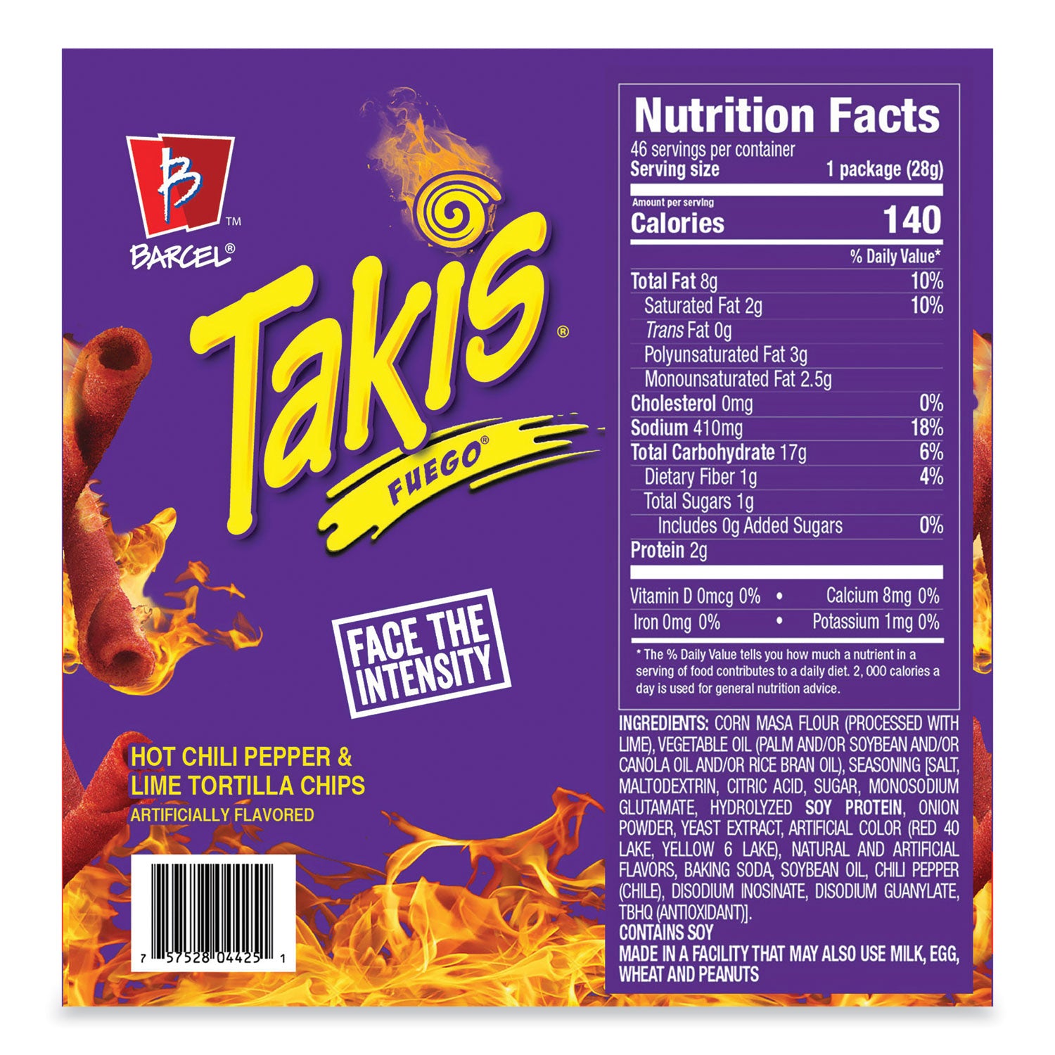 Fuego, 1 oz Bags, 46 Bags/Carton, Ships in 1-3 Business Days
