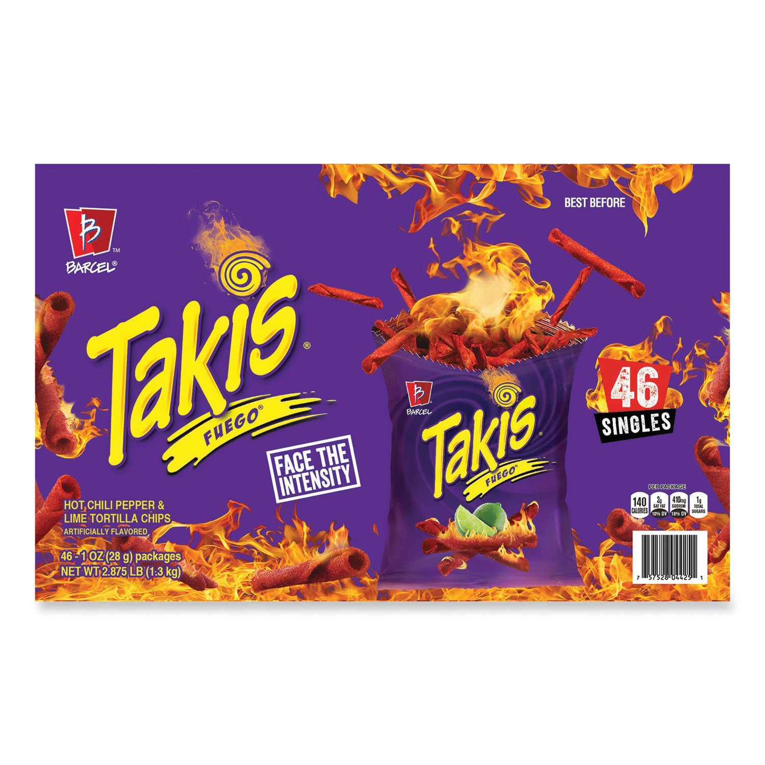 Fuego, 1 oz Bags, 46 Bags/Carton, Ships in 1-3 Business Days