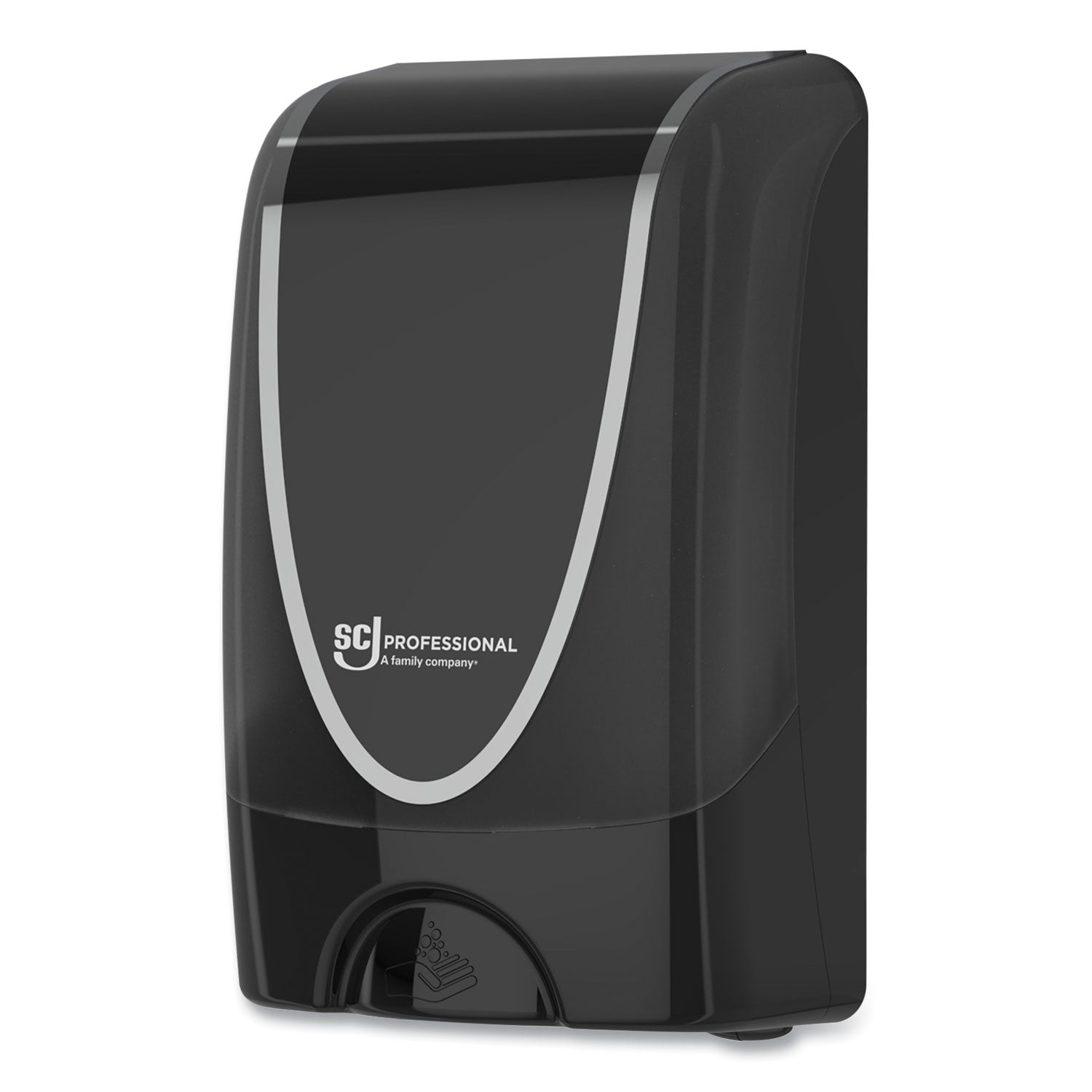 SC Johnson TouchFREE Ultra Dispenser - Automatic - 1.27 quart Capacity - Support 4 x D Battery - Compact, Touch-free, Locking Mechanism, Wear Resistant, Tear Resistant, Wall Mountable - Black - 1Each