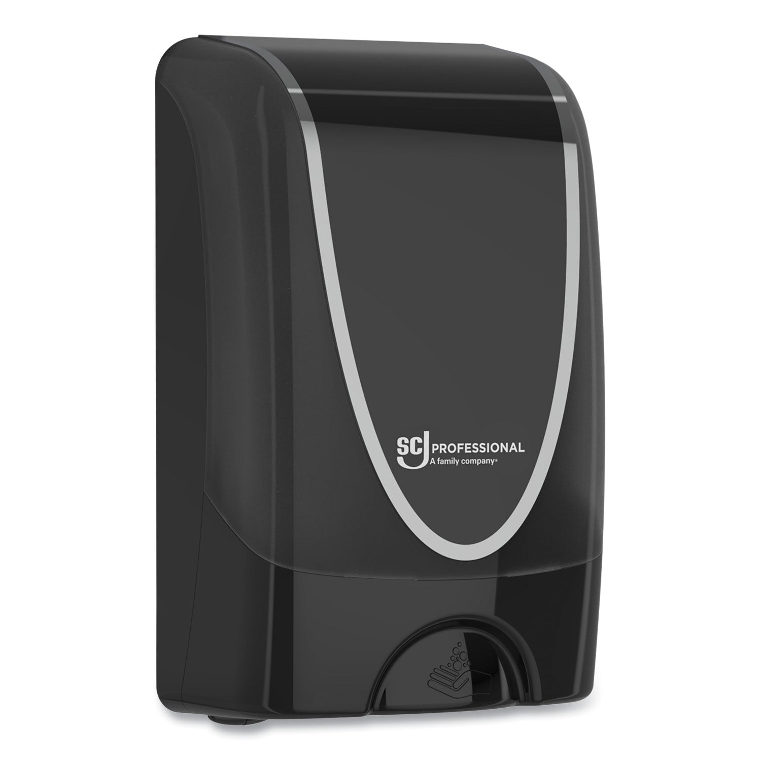 SC Johnson TouchFREE Ultra Dispenser - Automatic - 1.27 quart Capacity - Support 4 x D Battery - Compact, Touch-free, Locking Mechanism, Wear Resistant, Tear Resistant, Wall Mountable - Black - 1Each