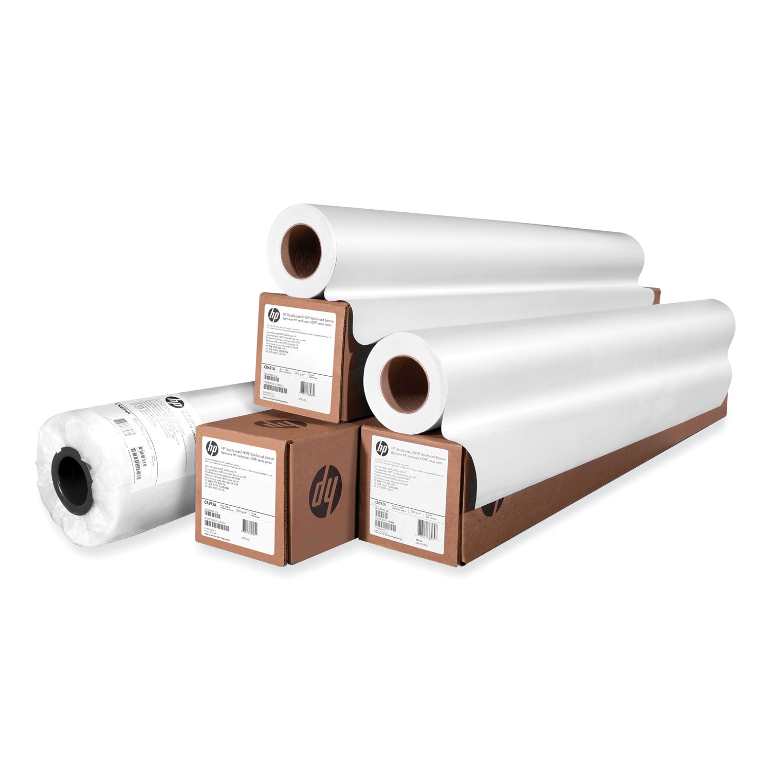 Removable Adhesive Fabric Rolls, 12 mil, 42" x 100 ft, Matte, White