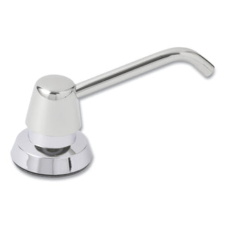 Contura Lavatory-Mounted Soap Dispenser, 34 oz, 3.31 x 4 x 17.63, Chrome/Stainless Steel