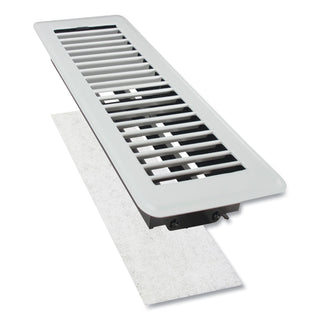 Electrostatic Register Filter, 4 x 12 x 0.1, White, 12/Pack