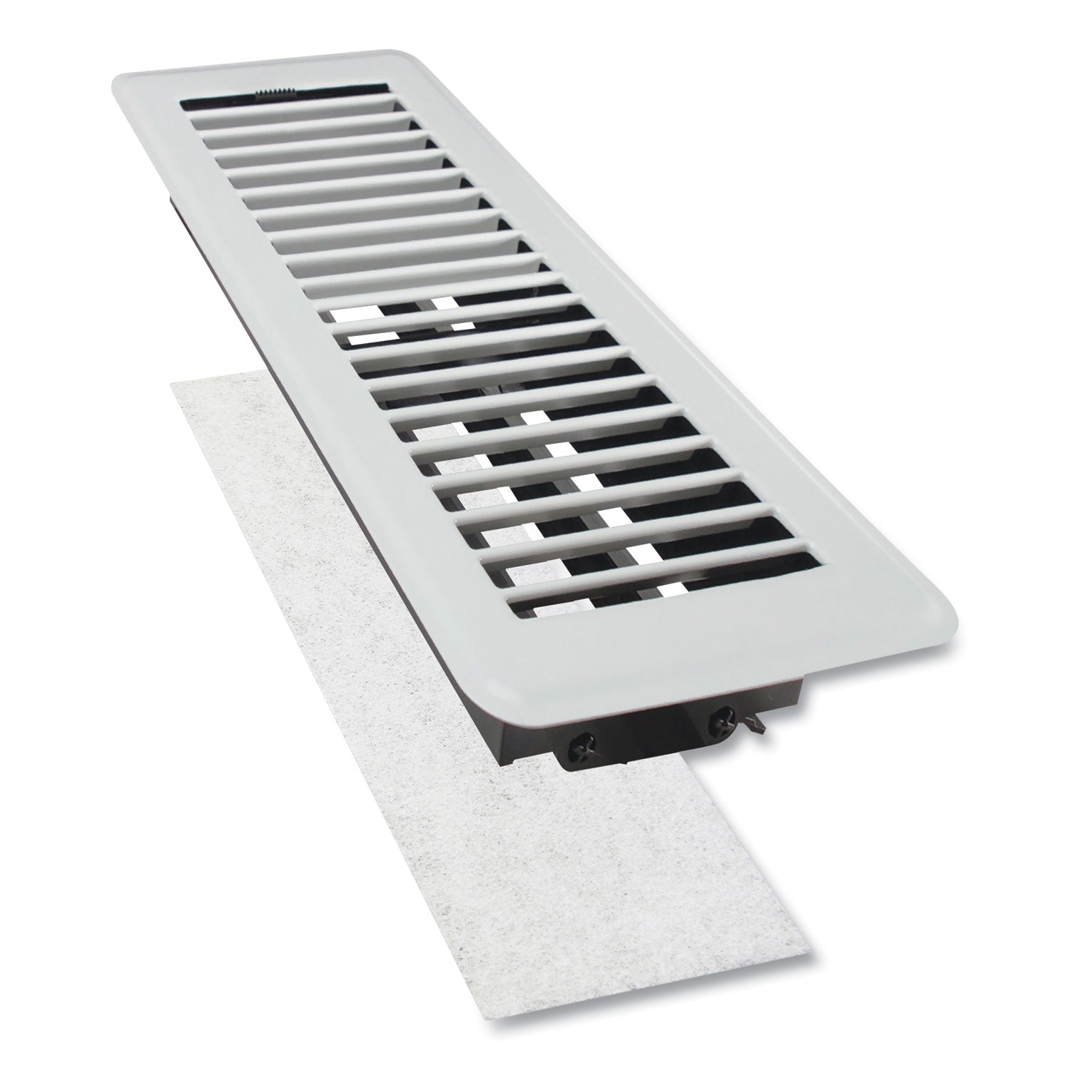 Electrostatic Register Filter, 4 x 12 x 0.1, White, 12/Pack