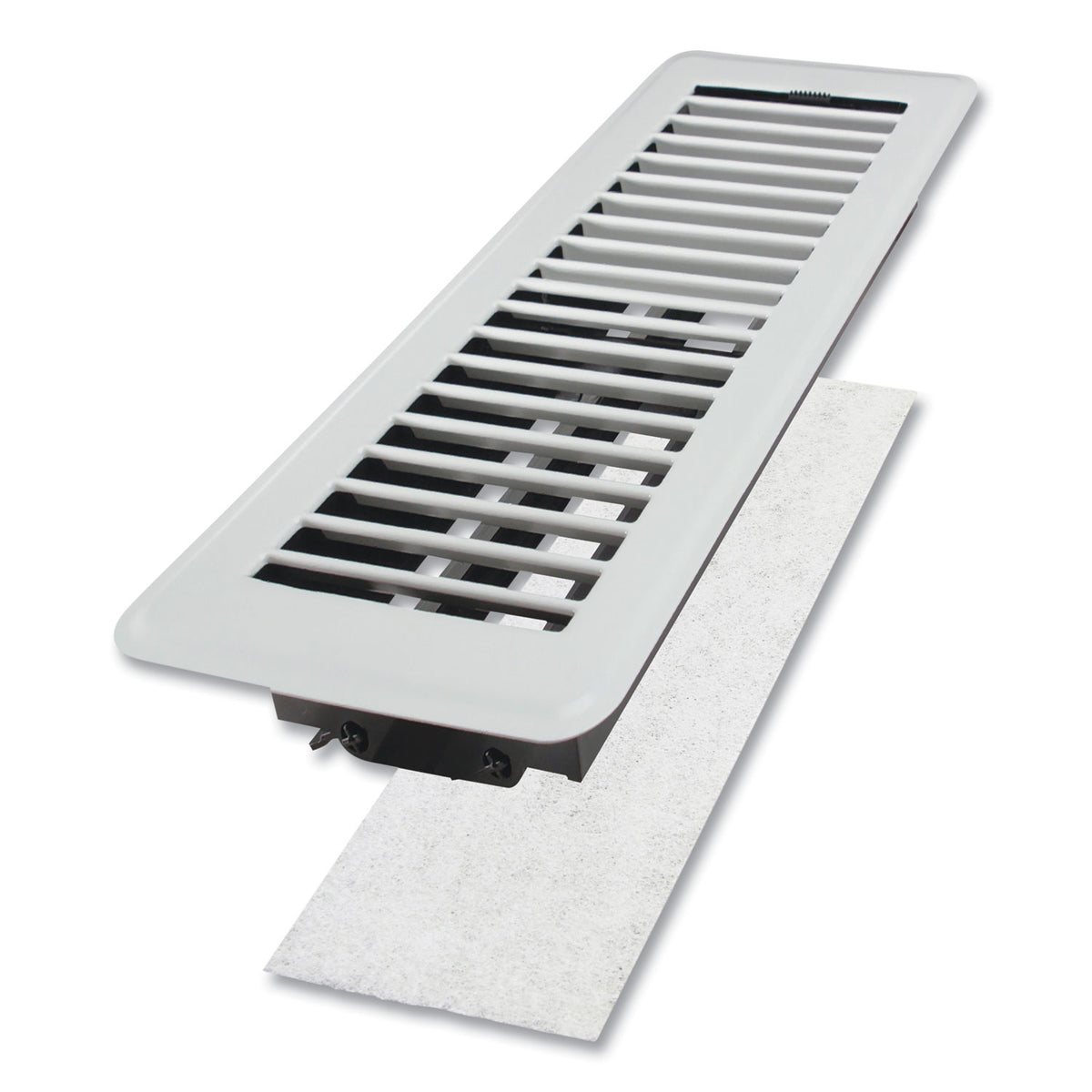 Electrostatic Register Filter, 4 x 12 x 0.1, White, 12/Pack