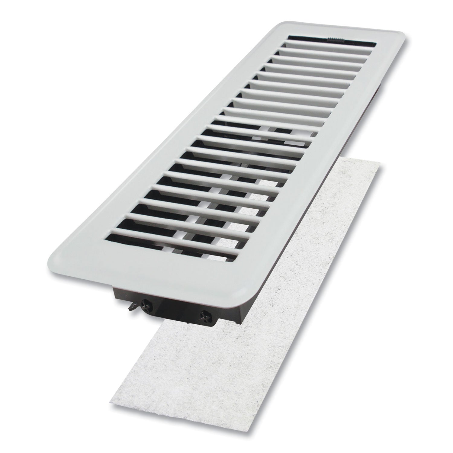 Electrostatic Register Filter, 4 x 12 x 0.1, White, 12/Pack
