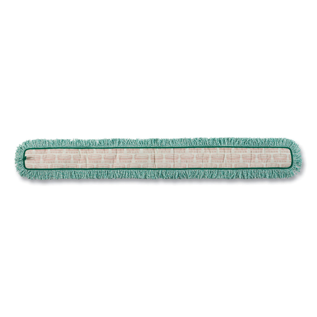HYGEN Dry Dusting Mop Heads with Fringe, 36", Microfiber, Green