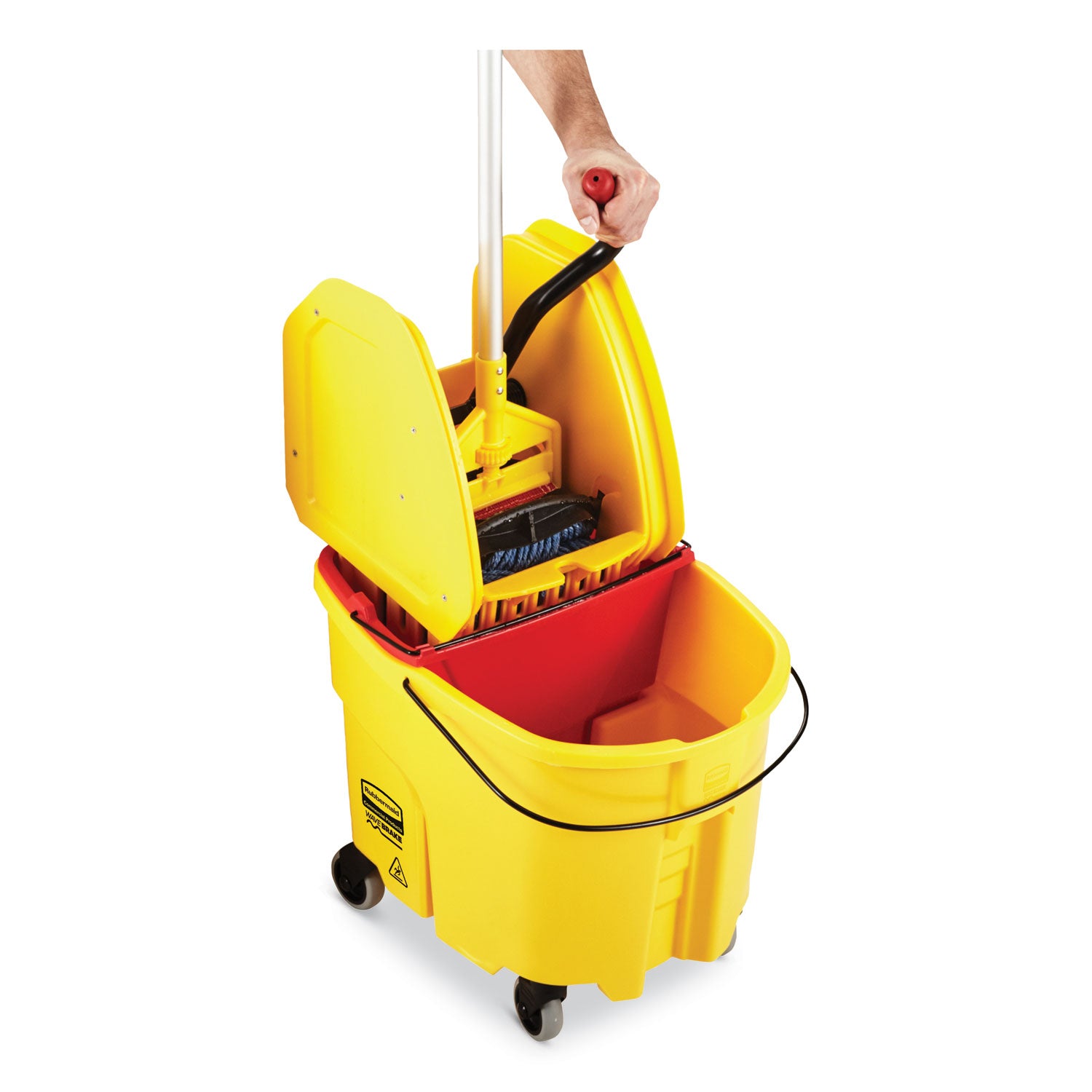 wavebrake-20-bucket-wringer-combos-down-press-35-qt-plastic-yellow_rcpfg757788yel - 4