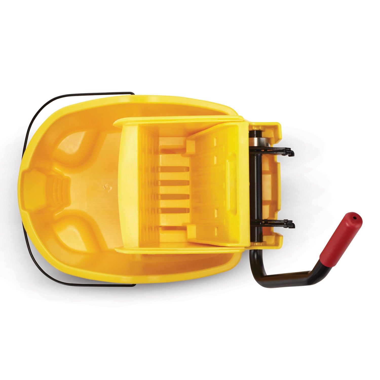 Rubbermaid Commercial - Wavebrake 35-Quart Bucket/Wringer Combinations, Yellow, Sold as 1 EA