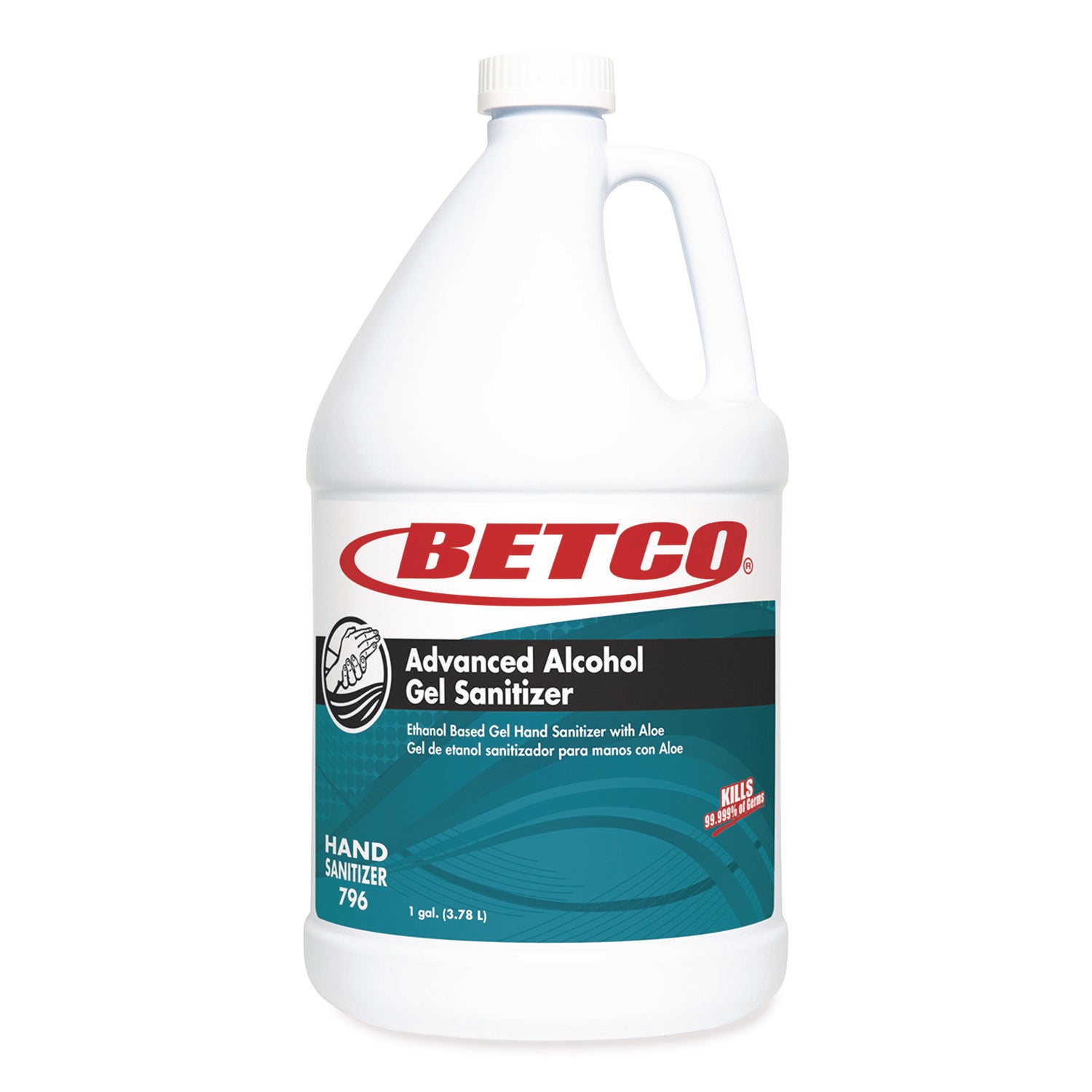 Advanced Gel Hand Sanitizer, 1 gal Bottle, Light Fresh Scent, 4/Carton