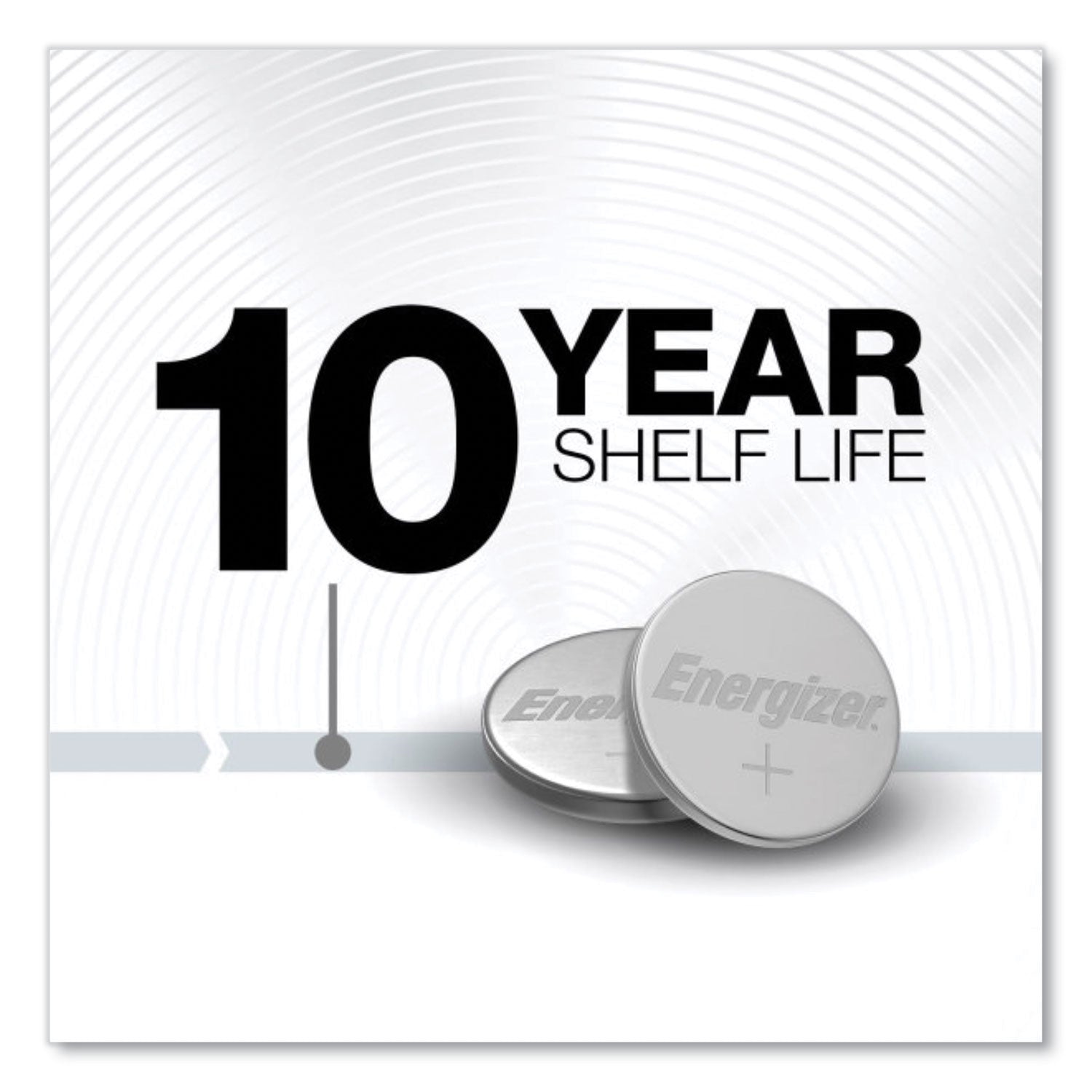 Industrial Lithium CR2032 Coin Battery with Tear-Strip Packaging, 3 V, 100/Box